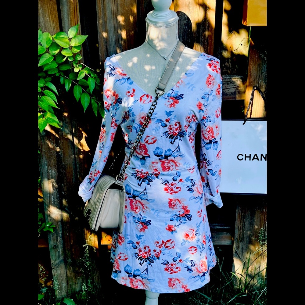Fun in the ☀️ with this skater style floral dress 🌹 🌺